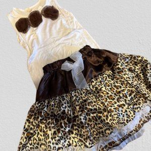Brown Cheetah 2 pc Petti Outfit  BRCH  NWT Boutique
